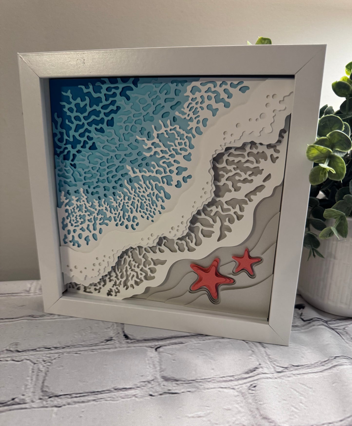 Ocean waves shadowbox
