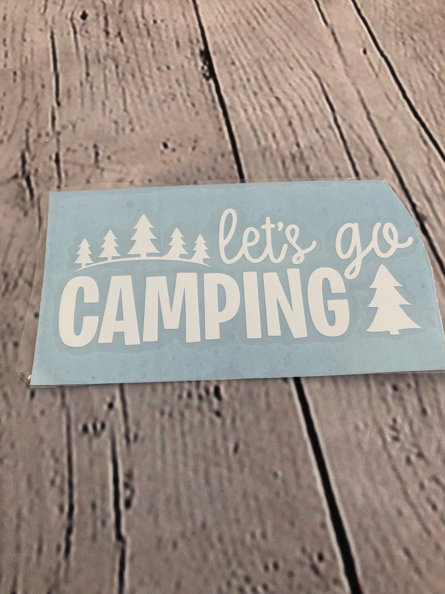 Decal Let’s go camping