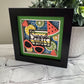 Summer vibes mini 3D paper art in a shadowbox