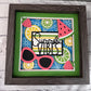 Summer vibes 3D paper art in a shadowbox