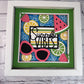 Summer vibes 3D paper art in a shadowbox