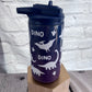 Dinosaur outline 12oz kids water bottle