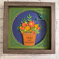 You are enough flowers 3D paper art in a shadowbox