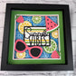 Summer vibes 3D paper art in a shadowbox