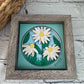 Daisy mini 3D paper art in a shadowbox