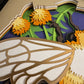 Bee scene large bee 3D paper art in a shadowbox