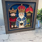 Classic three kings 3D paper art shadowbox