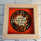 I love fall most of all with flowers mini 3D paper art in a shadowbox