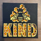 Bee kind mini 3D paper art in a shadowbox