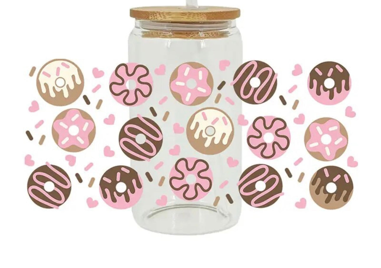 Donuts 12oz kids water bottle