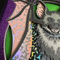 Halloween bat 3D paper art shadowbox