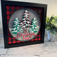 O Christmas tree 3D paper art shadowbox