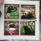 Christmas black cat causing trouble 3D paper art in a shadowbox