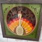 Turkey 3D paper art in a shadowbox