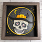 Creepy trio- skeleton 3D paper art shadowbox