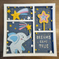 Dreams come true elephant nursery decor 3D paper art in a shadowbox