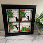 Crazy cat with Christmas tree 3D paper art shadowbox