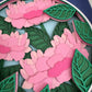 Peony mini 3D paper art in a shadowbox