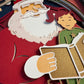 Story time Santa 3D paper art shadowbox