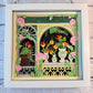 Flower shop 3D paper art in a shadowbox