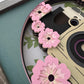 Camera with flowers design 3D paper art in a shadowbox