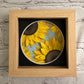 Sunflowers mini 3D paper art in a shadowbox