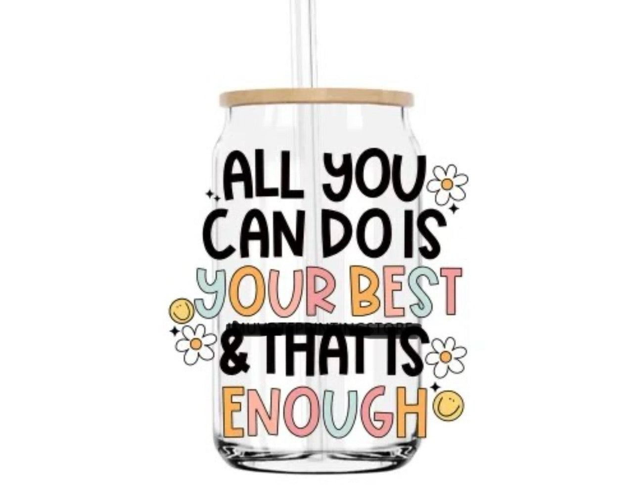 All you can do is your best beer can glass