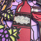 Stained glass wine 3D paper art in a shadowbox