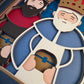 Classic three kings 3D paper art shadowbox