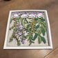 Herbs and flowers 3D paper art in a shadowbox