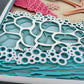 Ocean tide with shells 3D paper art in a shadowbox