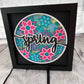 Spring 3D paper art shadowbox