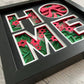 Home- Christmas 3D paper art shadowbox