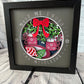 Meet me under the mistletoe 3D paper art shadowbox