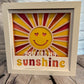 You are my sunshine sun 3D paper art shadowbox