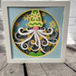 Easter gnome- beard 3D paper art shadowbox