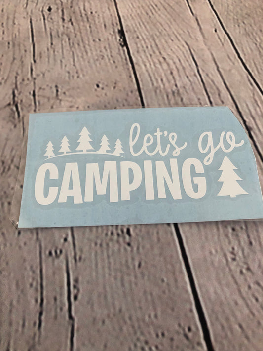 Decal Let’s go camping