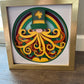 St. Pat gnome-beard 3D paper art shadowbox