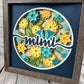 Mimi floral 3D paper art shadowbox