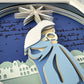 Silent night 3D paper art shadowbox