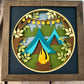 Tent 3D paper art shadowbox