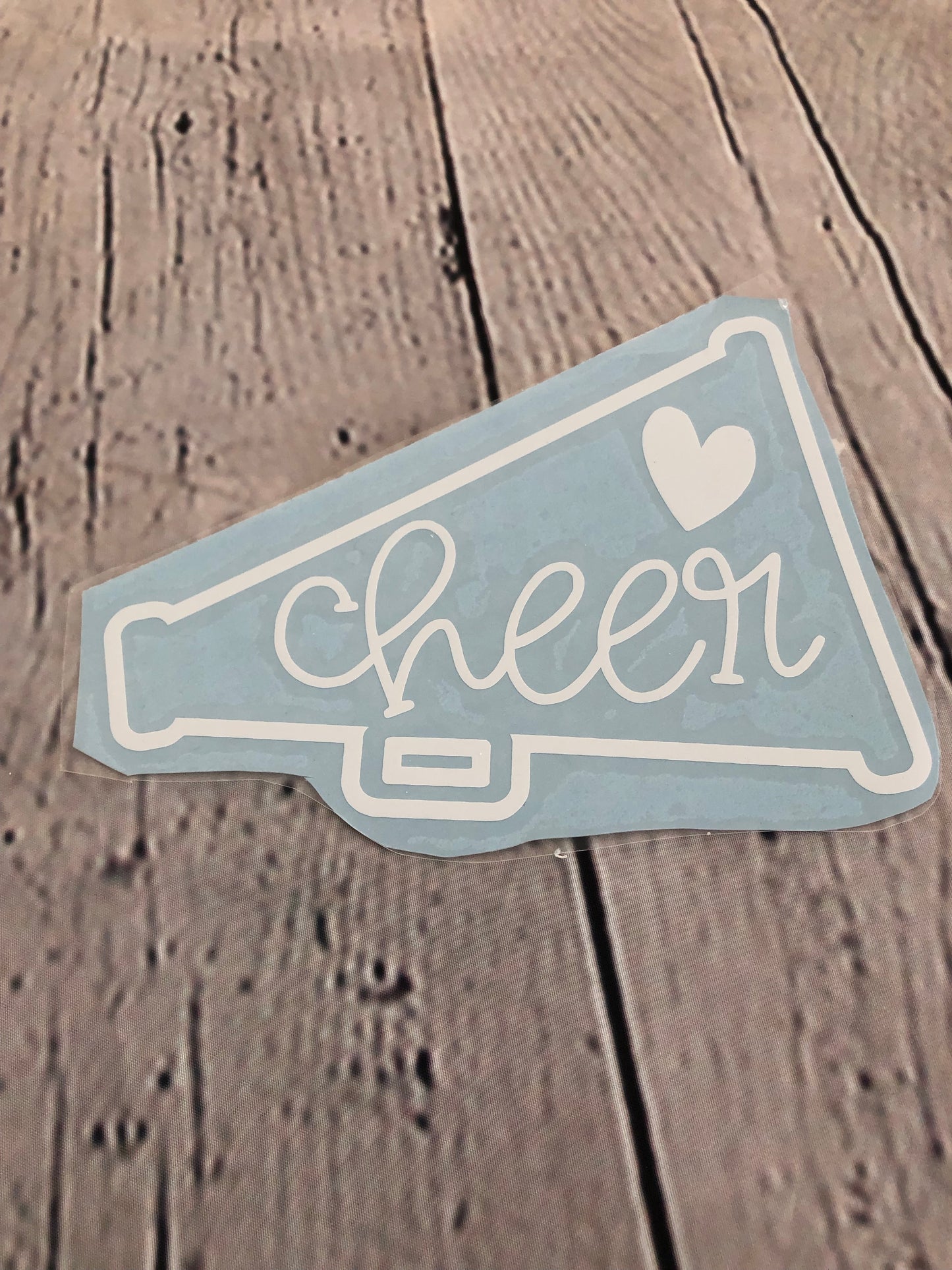 Decal Cheer megaphone