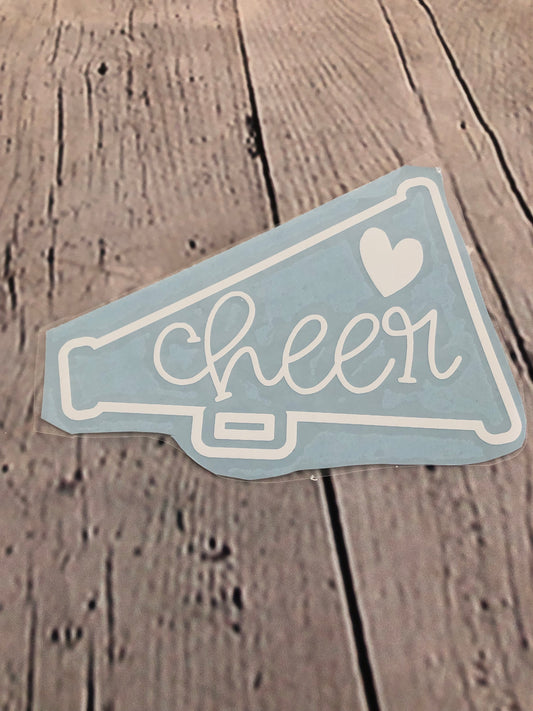 Decal Cheer megaphone