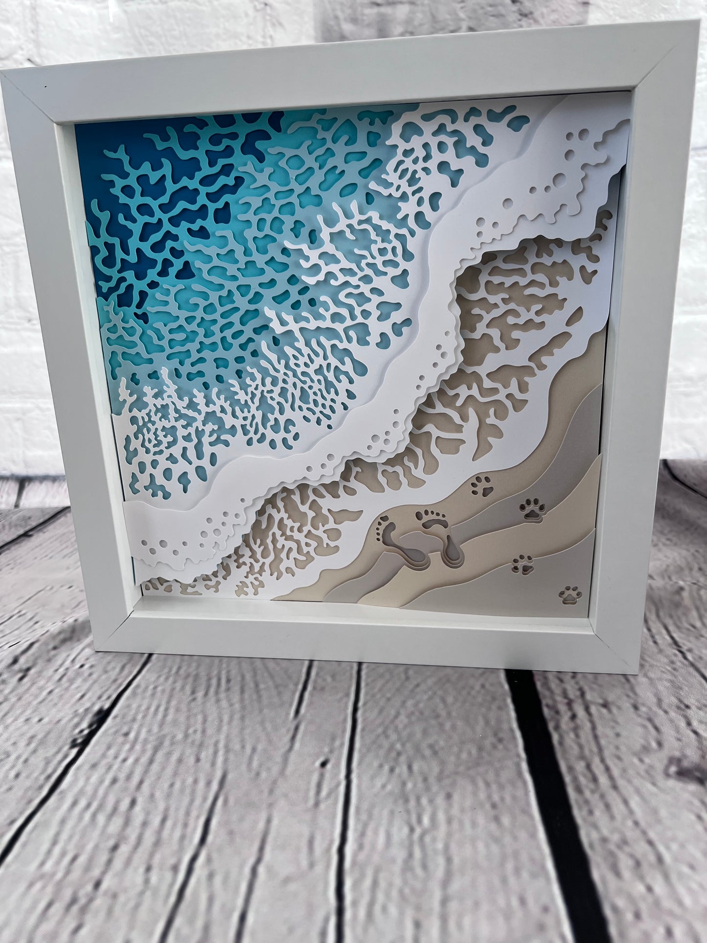 Ocean waves shadowbox