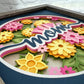 Mom floral 3D paper art shadowbox