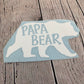 Decal Papa bear