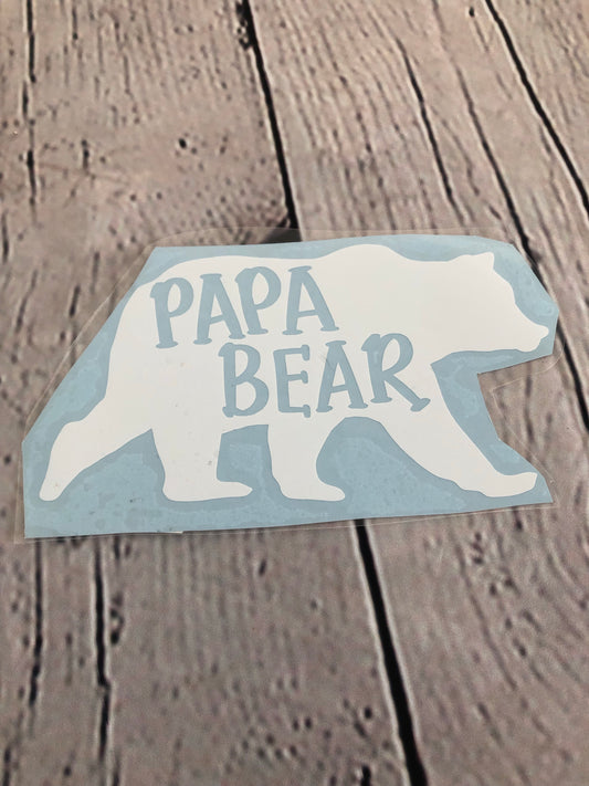 Decal Papa bear