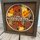 Grateful 3D paper art shadowbox