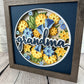 Grandma floral 3D paper art shadowbox